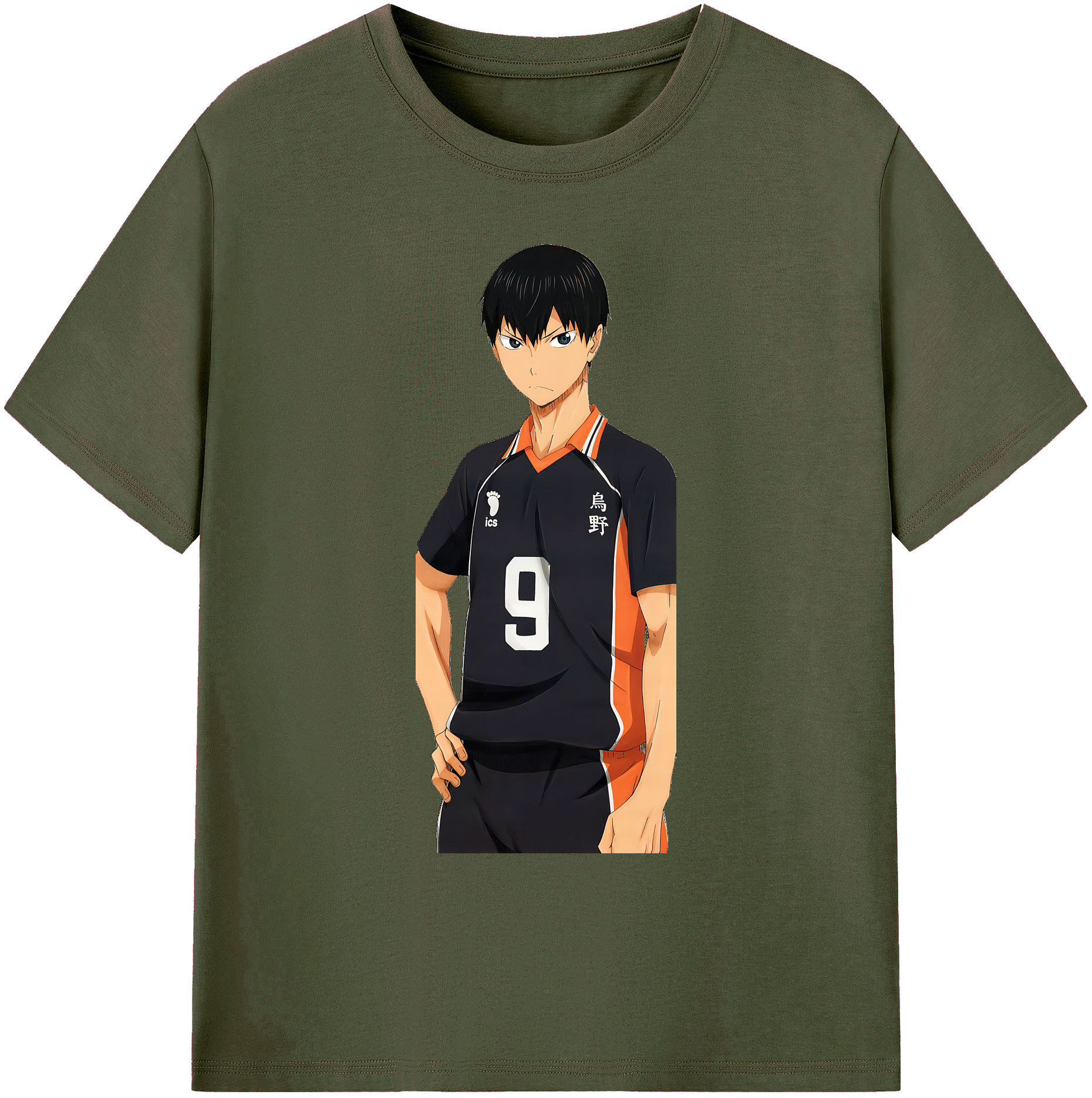 （画像用） ハイキュー!! Haikyu!! 綿100％ メンズ半袖Tシャツ｜肌触りやわらか＆通気性
